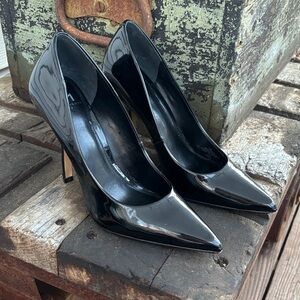 Marc Fisher Black Patent Heels